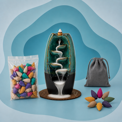 Set de Cascada de Incienso - Naturly (+50 aromas)