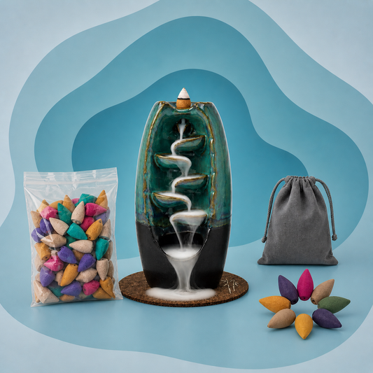 Set de Cascada de Incienso - Naturly (+50 aromas)